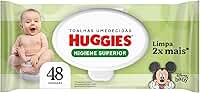 Huggies Lenços Umedecidos Higiene Superior Limpam 2x Mais - 48 Lenços
