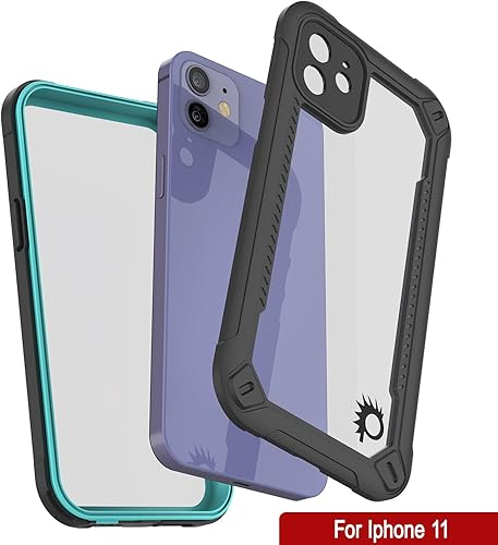Miniatura 9 de Punkcase Funda impermeable para iPhone 11 Serie Maximus ajuste delgado certificado IP68 resistente a los golpes cubierta transparente con protector