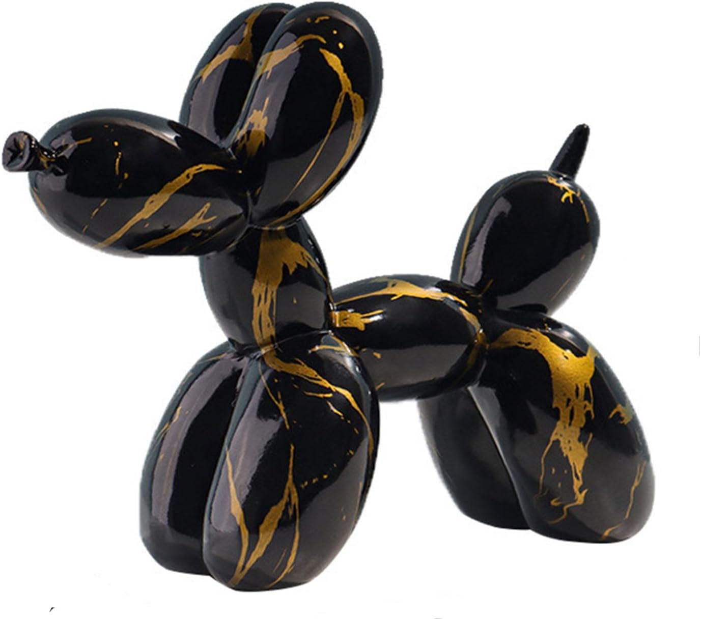 Cute Resin Dog Statue Decorations are Suitable for Modern Desktop Decoration, Home, Bedroom, Living Room, and Office Decoration (Light Green)