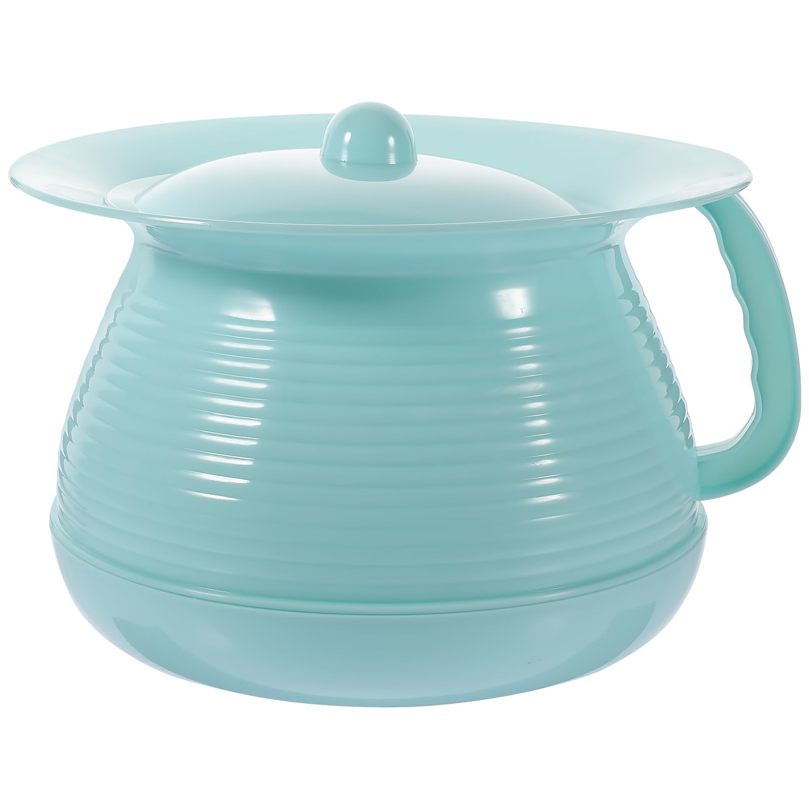 Urinal Pot with Lid for Kids and Adults, Portable Chamber Pot Ideal for Home Use, Lightweight Commode Bucket for Disabled and Night Time Needs