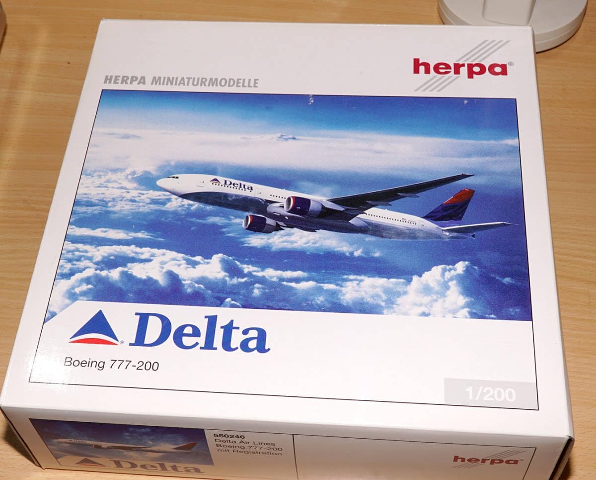 HERPA 1/200 デルタ航空B747-400 へルパウイングス DELTA 1⁄200 ヘルパ 1/200 デルタ航空 DELTA AIRLINES DC－6 B747-400
