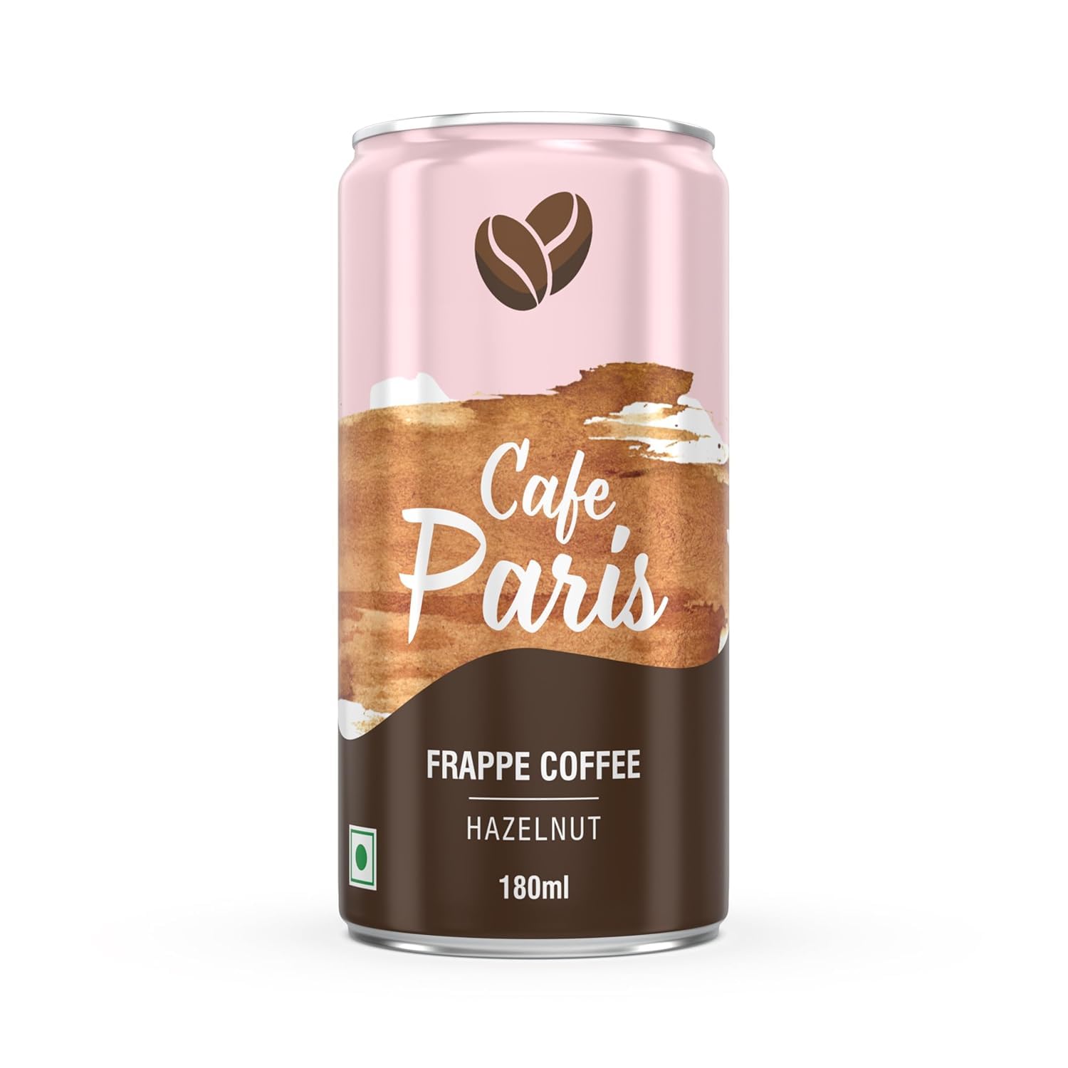 &Stirred Cafe Paris Hazelnut Frappe, Rich and Creamy Greek style Cold Coffee (180 ML Each_Pack of 6)