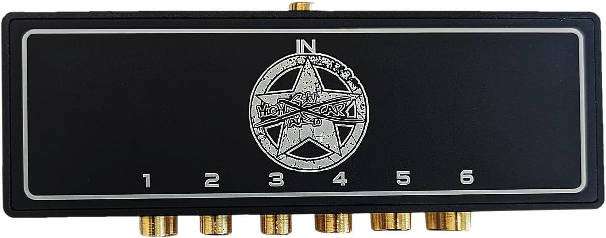 Sky High Car Audio SHCA Premium 1 to 6 RCA Distribution Block
