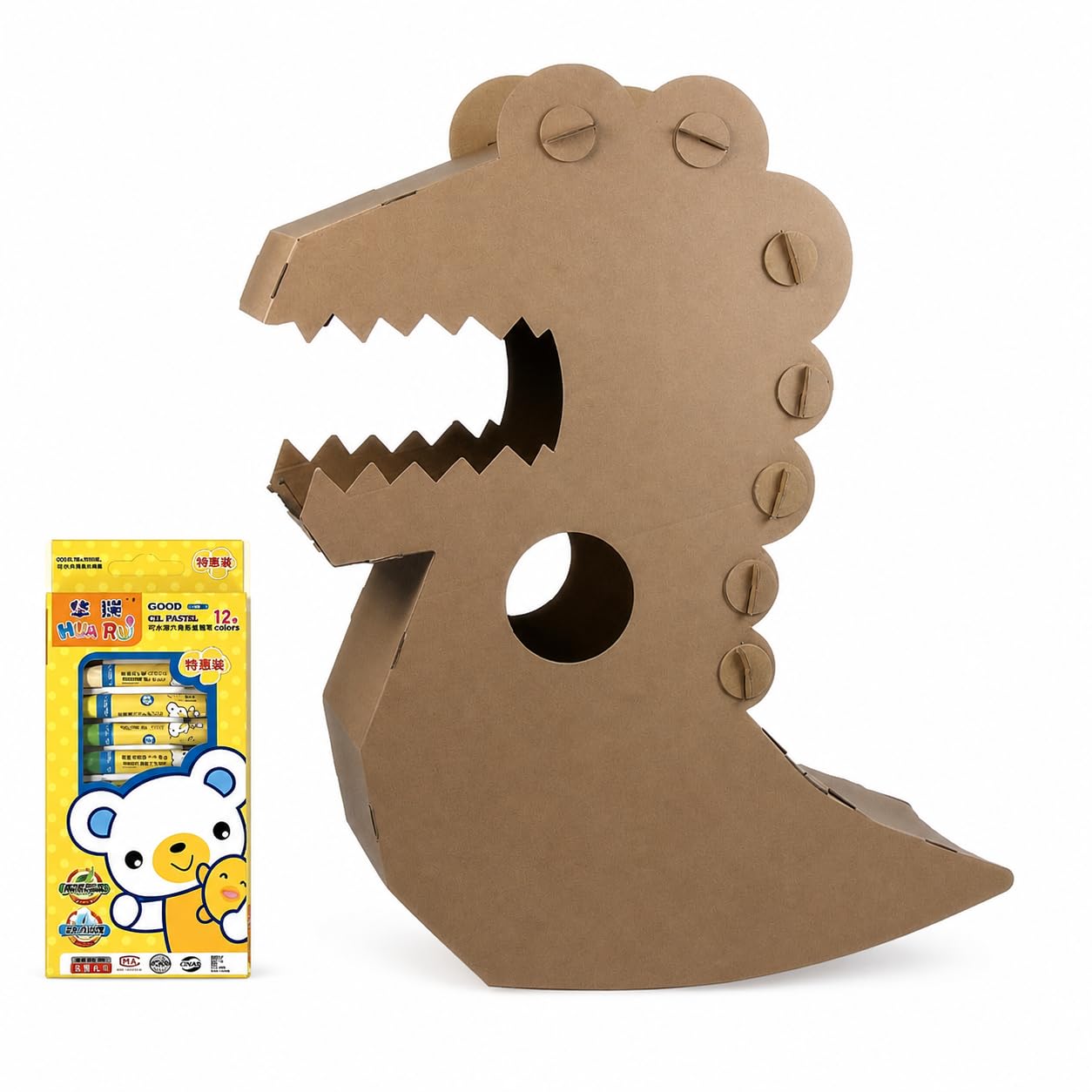 Yunmeryker Kit DIY Animaux en Carton Ondulé
