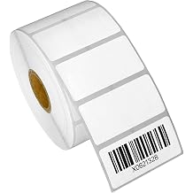 OfficeSmartLabels 2" x 1" Removable Direct Thermal Labels