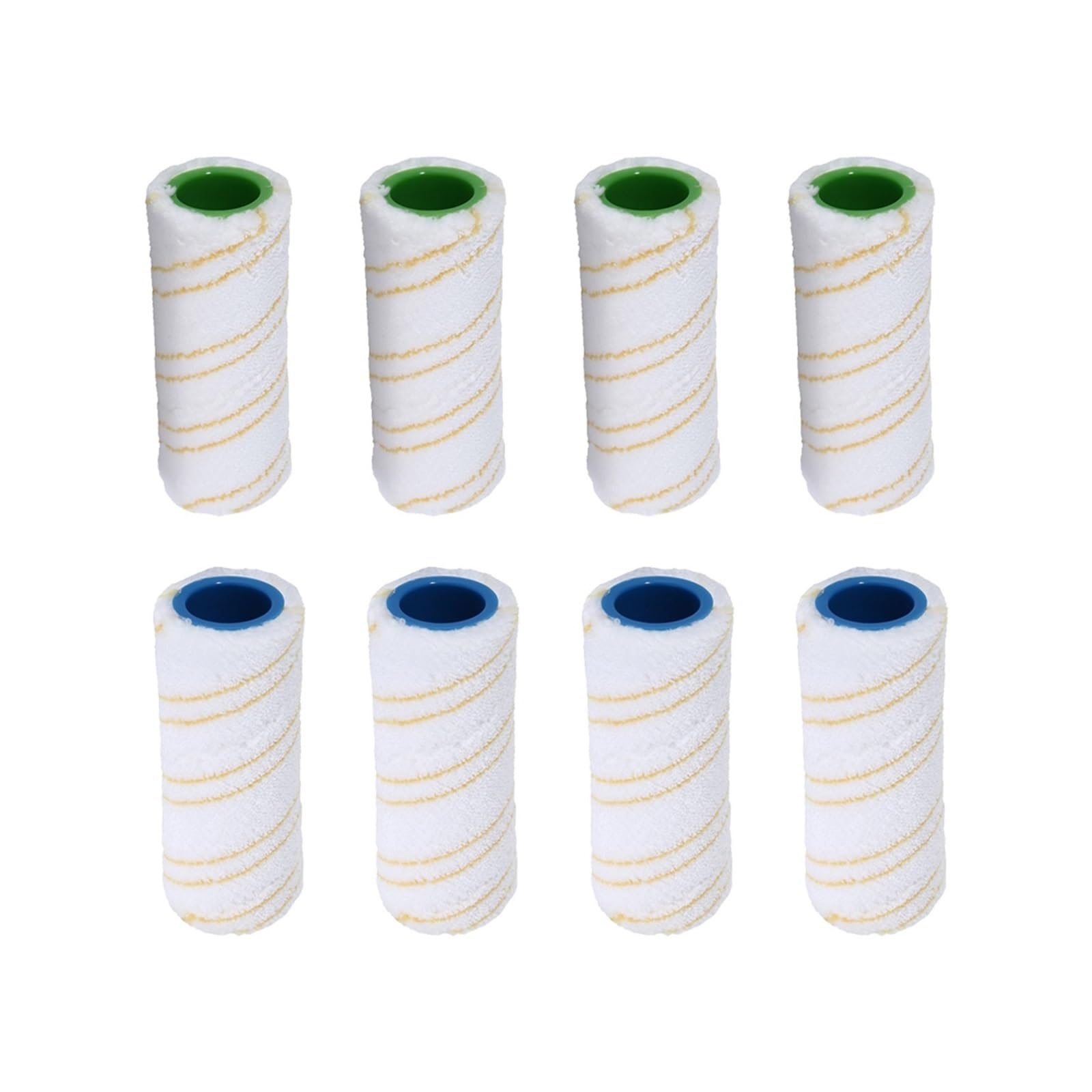 Microfiber Rolling Hard Floor Cleaner BrushFor,Compatible For Karcher,BR30/FC3 FC3D FC5 FC7 Vacuum Cleaner Replacement Accessories Parts(8 pcs)