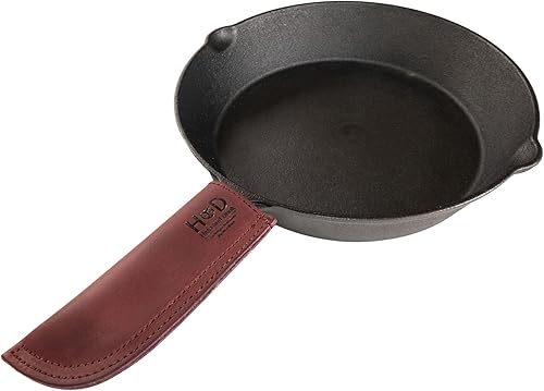 Miniatura 3 de Hide & Drink, Mango caliente, protector de hierro fundido, agarradera Panhandle, doble capa, doble costura, se desliza fácilmente sobre agarres de