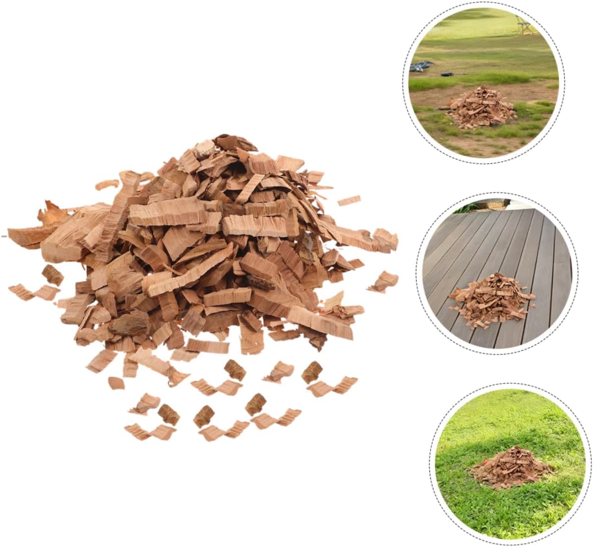 BBQ Wood Chips: Chunks Cocktail Brewing Wooden Chips Grilling Accessories Wooden Smoker Barbecue Accessories