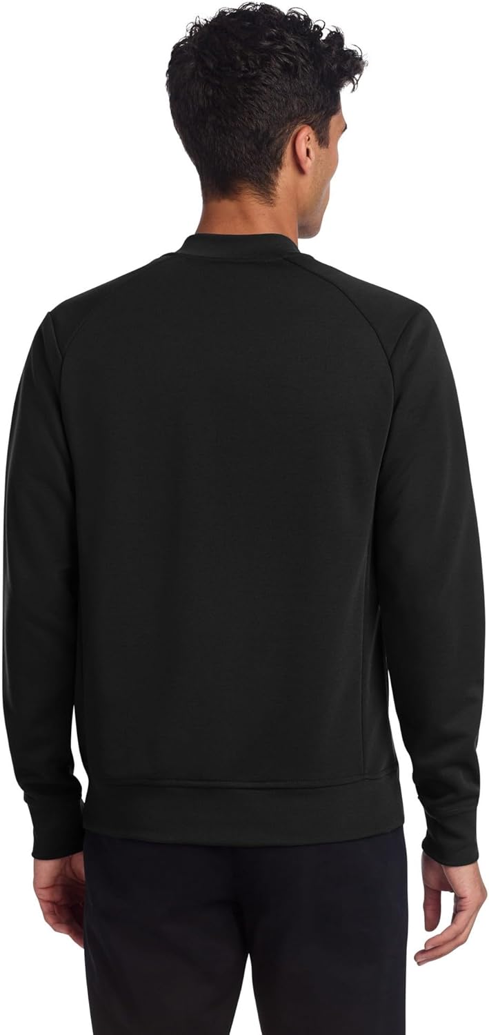 Unisex Double-Knit Bomber | Lightweight Zip Up Jacket for Men & Women, Casual Bomber Jacket for Work