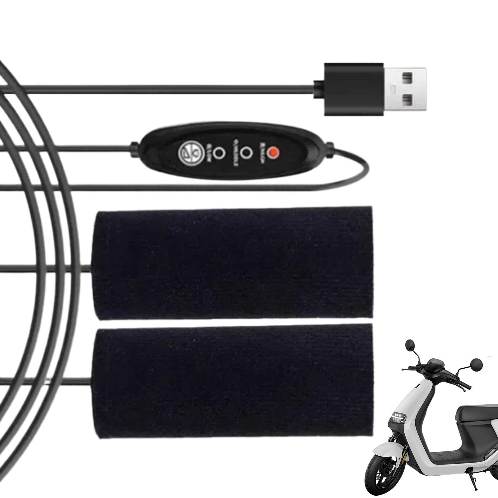 Podgrzewane Uchwyty Motocyklowe - Ogrzewanie z Regulacj? Temperatury | USB Podgrzewana Os?ona Uchwytu