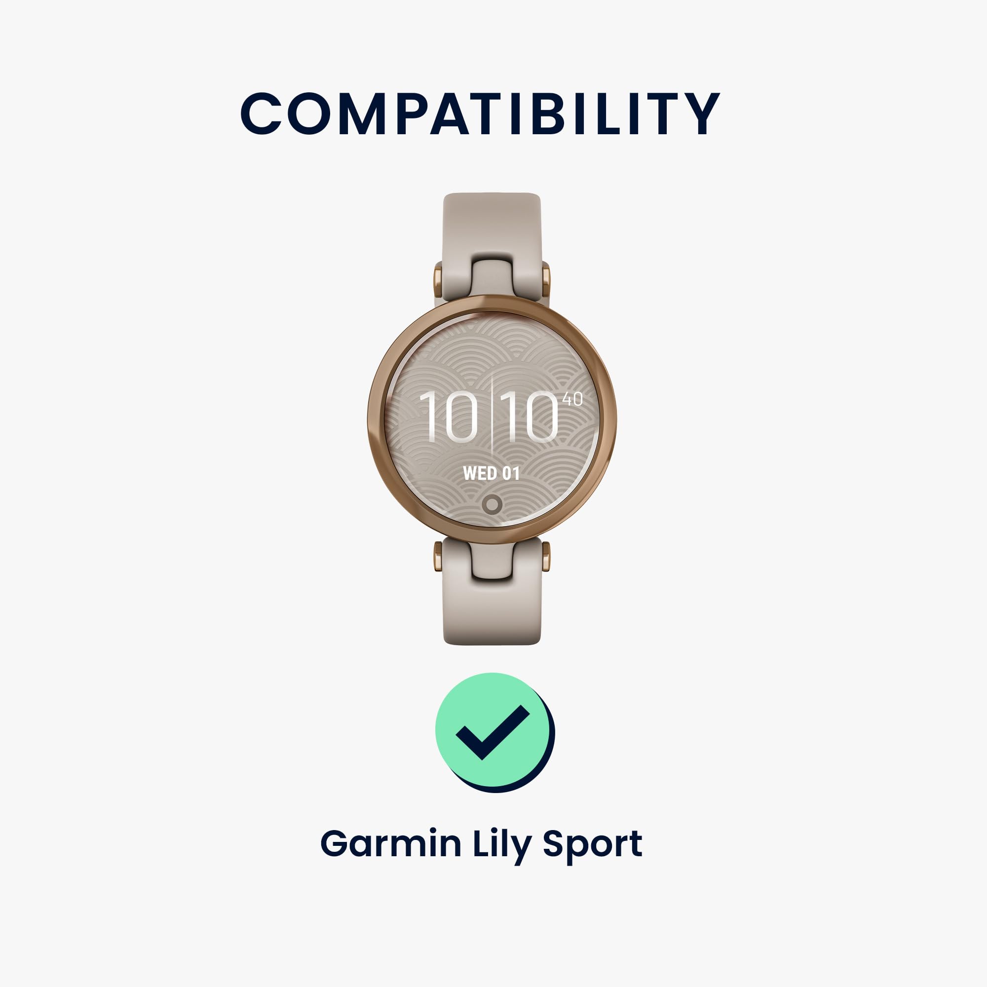 Amazon.co.jp: kwmobile 2x Garmin Lily Sport対応 保護フィルム 