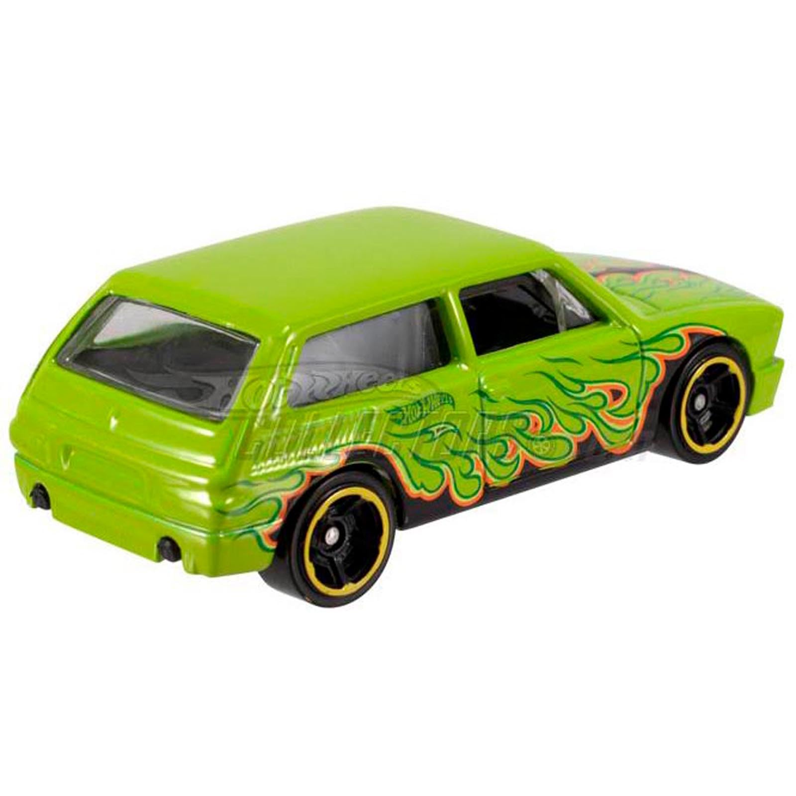 ミニカー Hot Wheels Volkswagen Drag BRAZIL 2010 Amazon.com: Hot Wheels - Volkswagen Brasilia Green Flame
