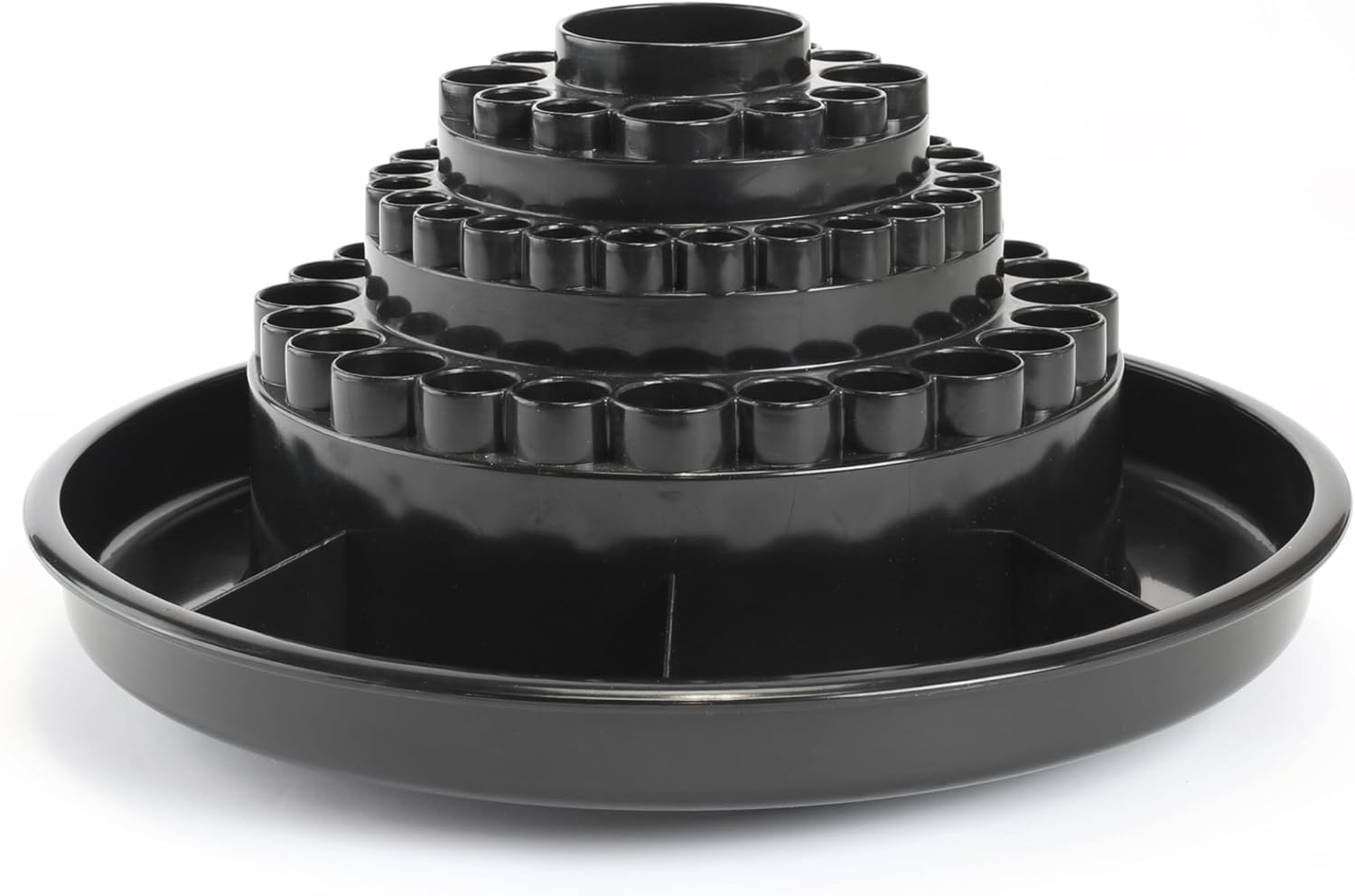 ALVIN, Spin-O-Tray, 9893-2, Rotating Desktop Receptacle, Art, Drafting, and Design Storage Tool, Great for Students, Hobbyists, and Professionals Alike - Black