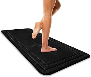 Elvoki Runner Bathroom Rug - Soft Non Slip Me...,