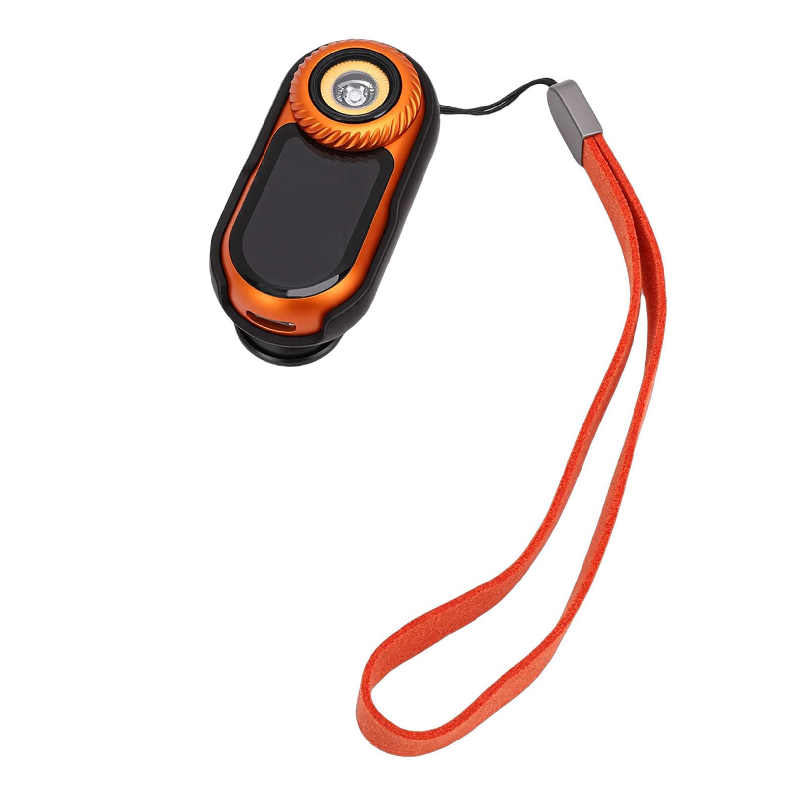 Piccola Torcia LED con Display RGB, Torcia EDC Ricaricabile Potente Regolabile in Alluminio con Giochi Interattivi, Resistente all'acqua per Regalo EDC all'aperto