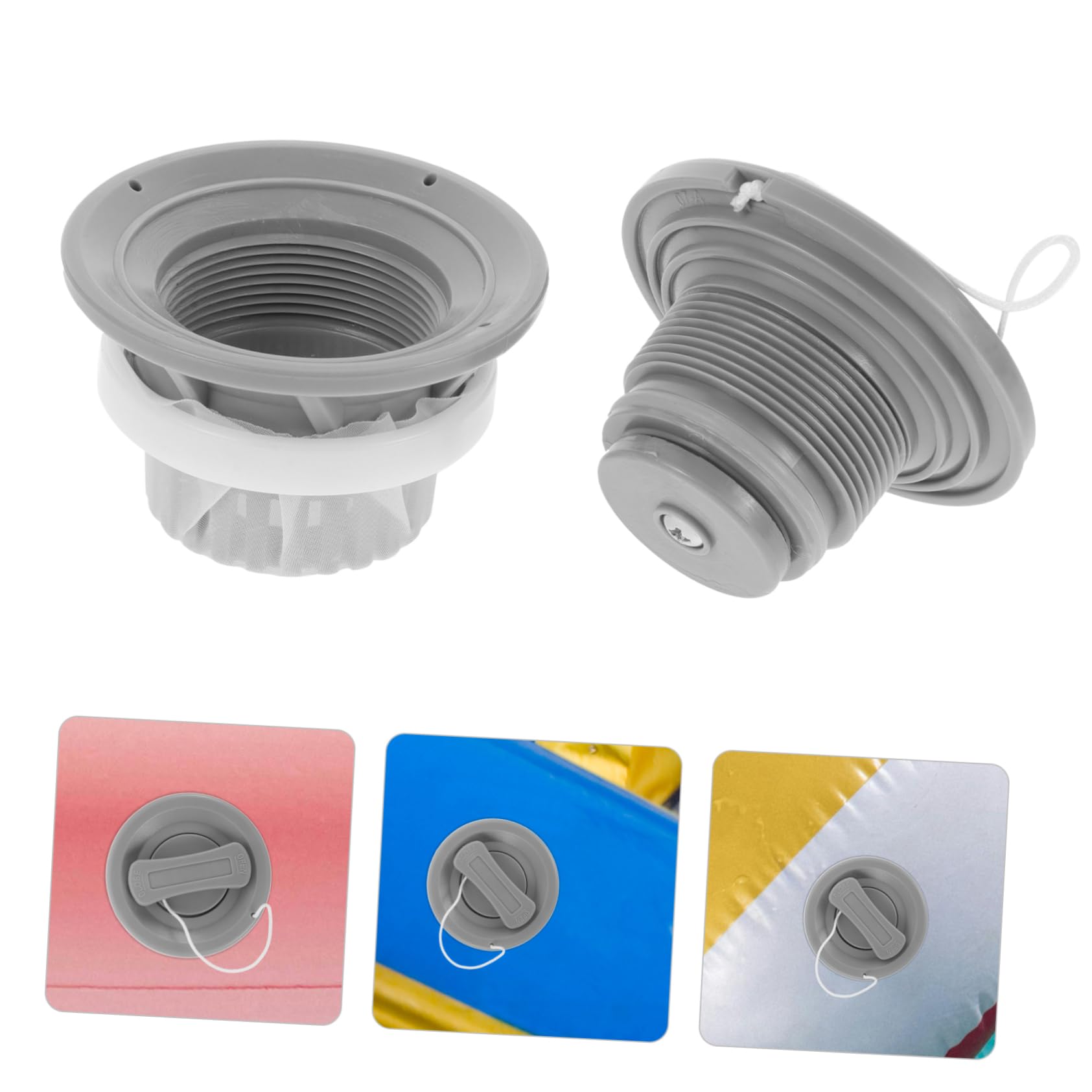 Gatuida Valvola Gonfiabile Multi Foro per Barche e Kayak Realizzata Resistente Facile Trasportare Design attività Nautiche