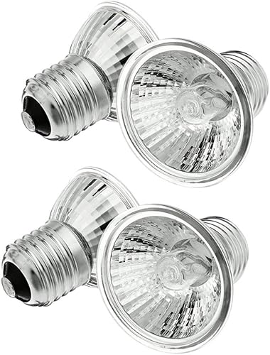 Paquete de 4 bombillas de calor UVA UVB para reptiles, E26/E27 de 75 W, bombilla de calor de reptil de espectro completo para Bearde dragón,