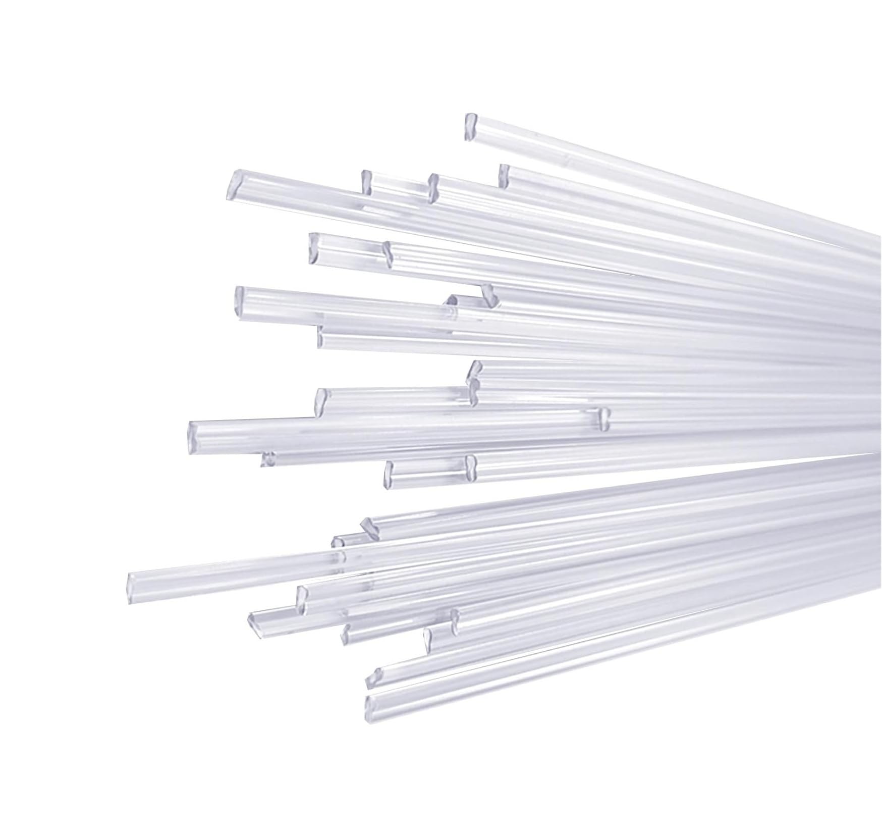 Transparent CPVC Reusableplastic Welding Rods - Durable Welder Sticks for Pipe Welding, 5mm Width, 2.5mm Thick, 1.2m Length(1kg)