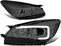 Vista 9 de DNA Motoring Par de faros delanteros proyectores LED 3D compatibles con Ford Escape 2013-2016, Negro/Transparente, HL-3D-FESC13-BK-CL1