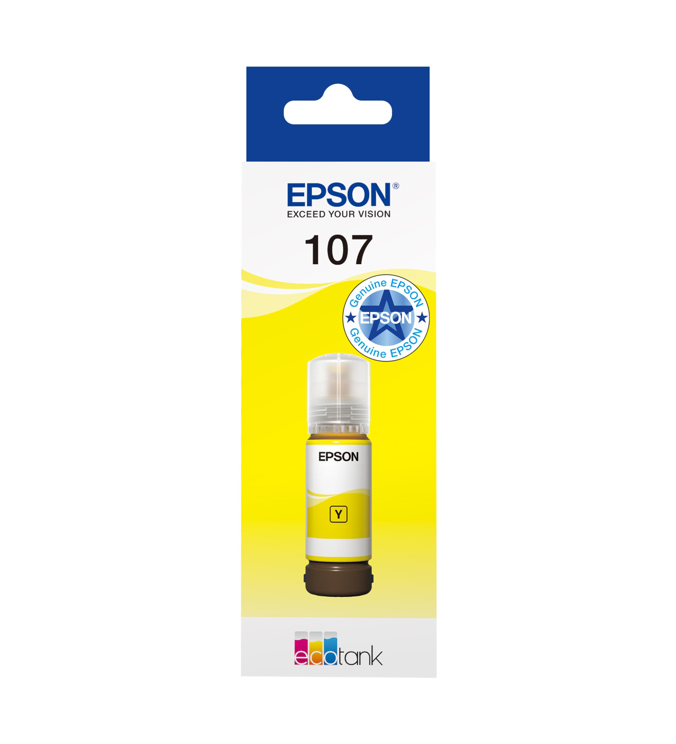 Epson 107 Yellow Ink Cartridge EcoTank 70ml for ET-18100 - C13T09B440
