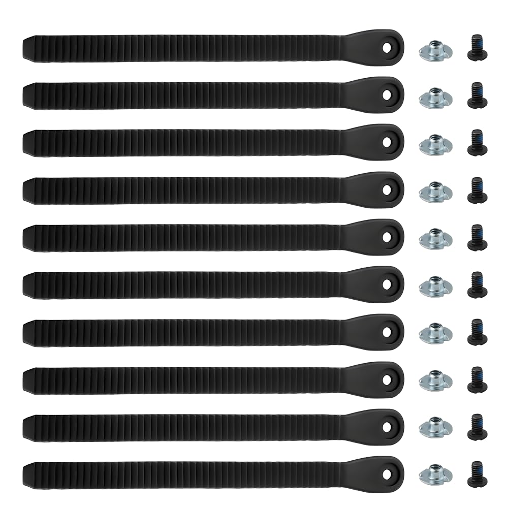 Sangles de Fixation pour Snowboard, Snowboard Binding Straps en Plastique, Accessoires de Rechange