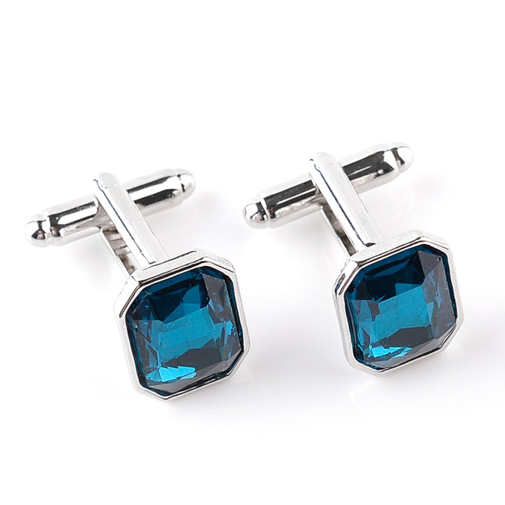 Lsgepavilion 1 Pair Fashion Men's Solid Color T-Shirt Cufflinks Mini Sleeve Accessories