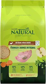 Guabi Natural, Ração Cães Sênior Porte Médio E Grande, Frango E Arroz Integral, 12Kg