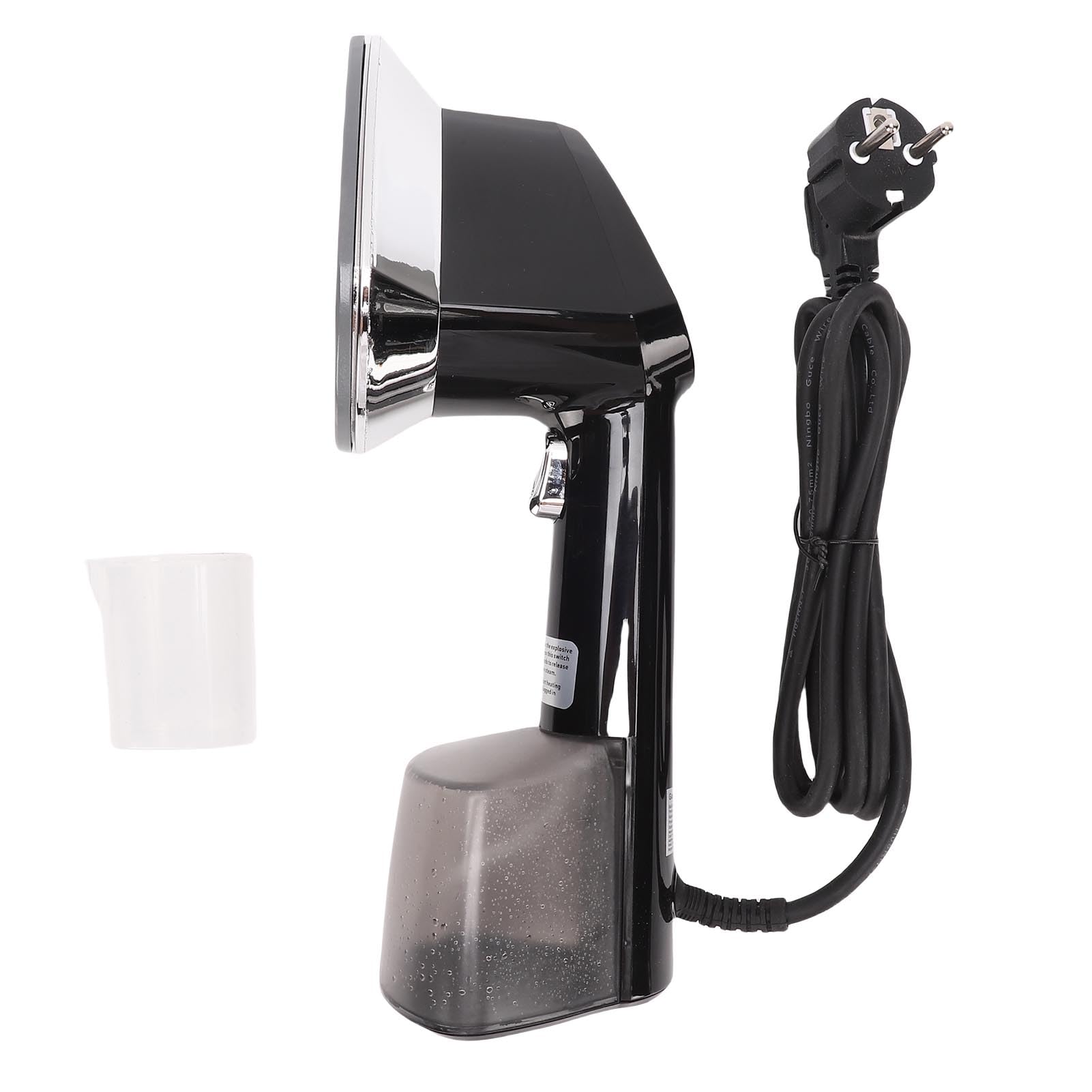 Cocoarm Fer à Vapeur Portable 1500W, pour Vêtements, Dissolvant de Rides, Réservoir D'eau de 250ML, Facile à Utiliser pour la Maison et les Voyages, Noir