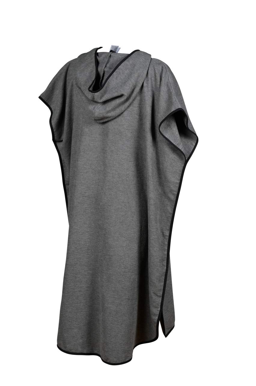 ARENA Albornoz Icons Hooded Poncho Grey Accappatoio Unisex-Adulto