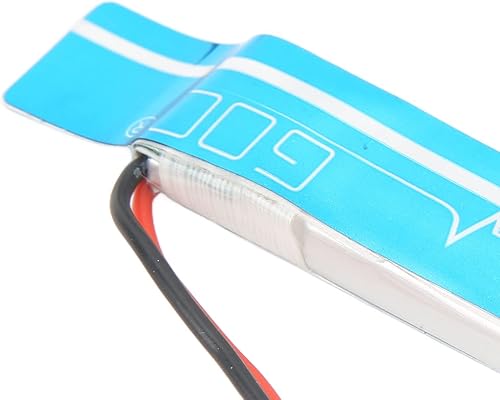 Miniatura 6 de Batería de litio de repuesto 3.7V 520mAh 30C para helicóptero WLtoys XK K110 RC con potencia violenta, vida útil más larga, instalación rápida y