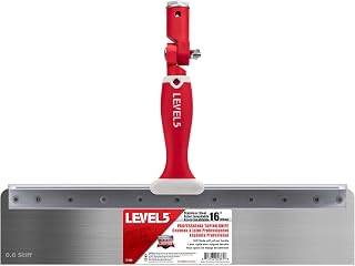 16" Offset Knife, 0.6mm STIFF Stainless Steel Blade | Soft-Grip Handle | 5-388