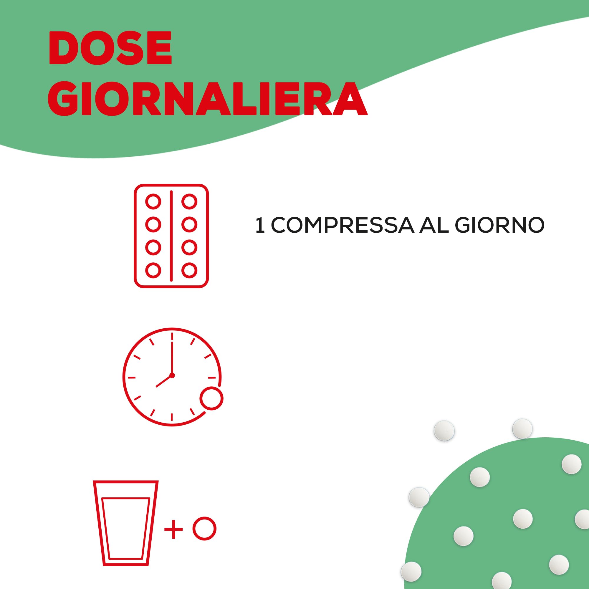 Matt, Vitamina D 2000 U.I., Integratore Alimentare per le Difese Immunitarie, Contribuisce al Mantenimento di Ossa e Denti Sani, Confezione da 60 Compresse