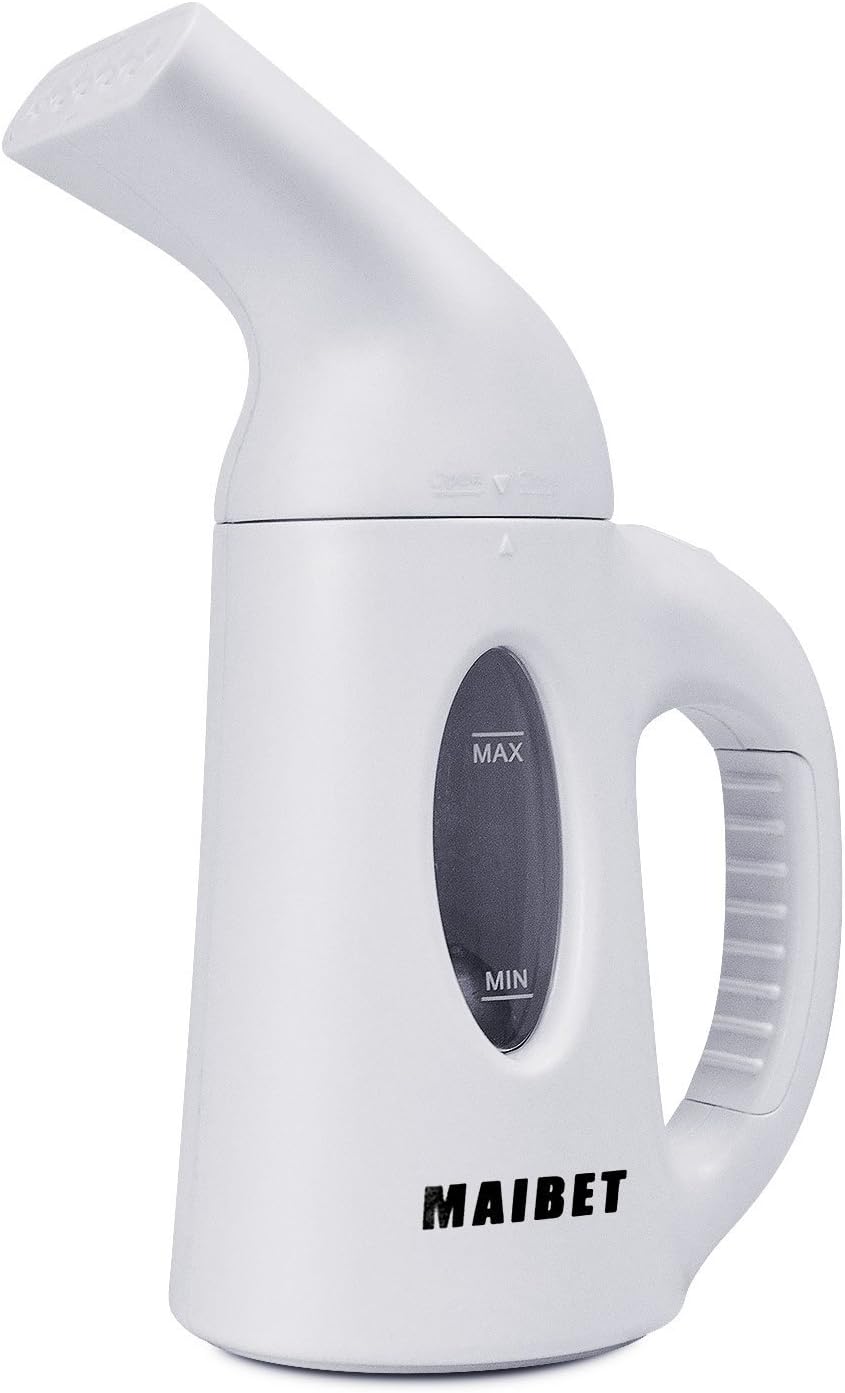 Maibet Unknown Portable Garment, Mini Fabric Fast-Heating Powerful Clothes for Travel and Home No Iron Necessary, White