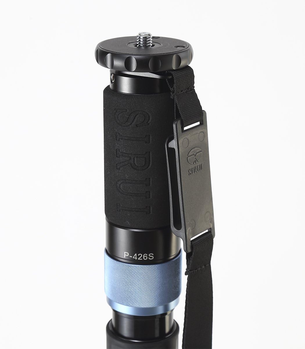 Sirui P-426SR 6 Sections Carbon-Fiber Photo/Video Monopod, 22 lbs Capacity, 68" Max Height