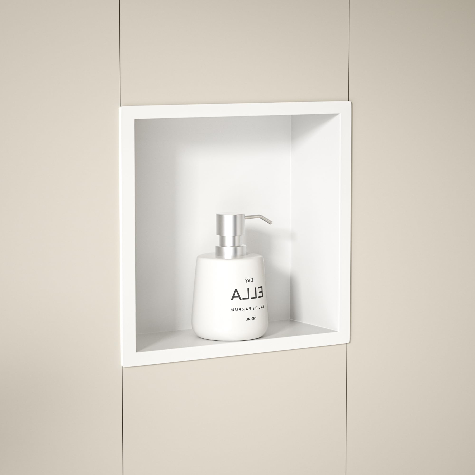 Ablage in der Dusche, flächennah und bohrfrei