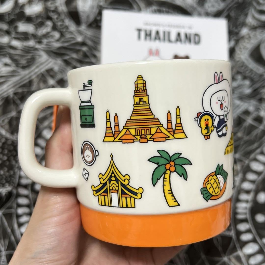 Amazon.co.jp: 海外 スターバックス ラインフレンズ マグカップ