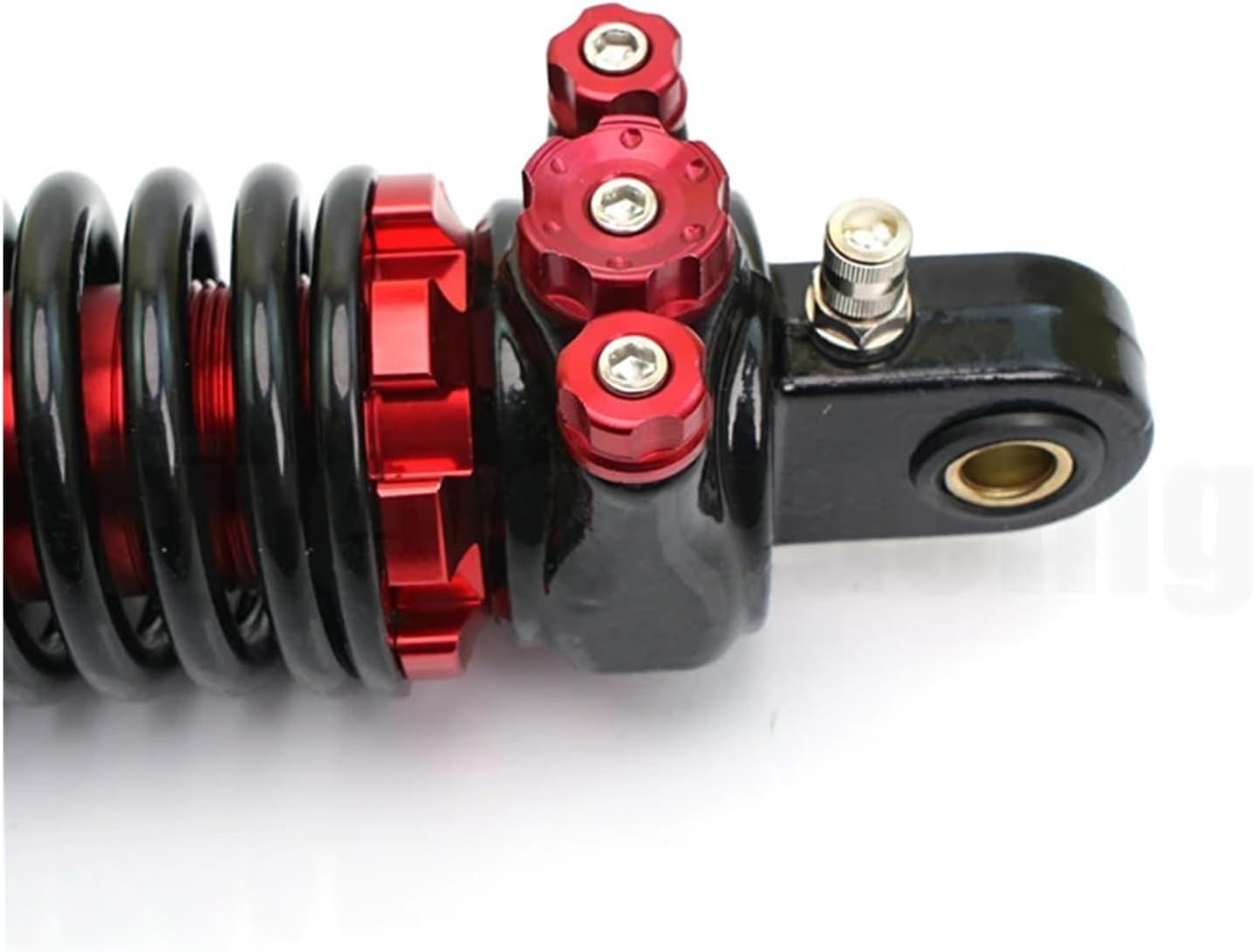 Motorcycle Rear Shock Absorber 270/290/310/320mm, Air Hydraulic Oil Fork Suspension Shock Absorber(Red 270mm Clevis)
