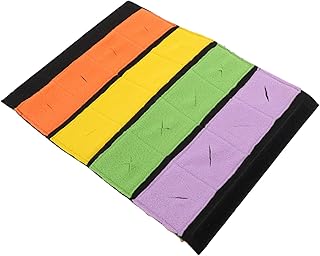 FUOYLOO Pet Sniffing Roll Indoor Playset O Cão De Estimação Fornecimento De Cão De Estimação Lã Polar Pet Snuffle Fornecimento Quebra-Cabeça Snuffle Mat