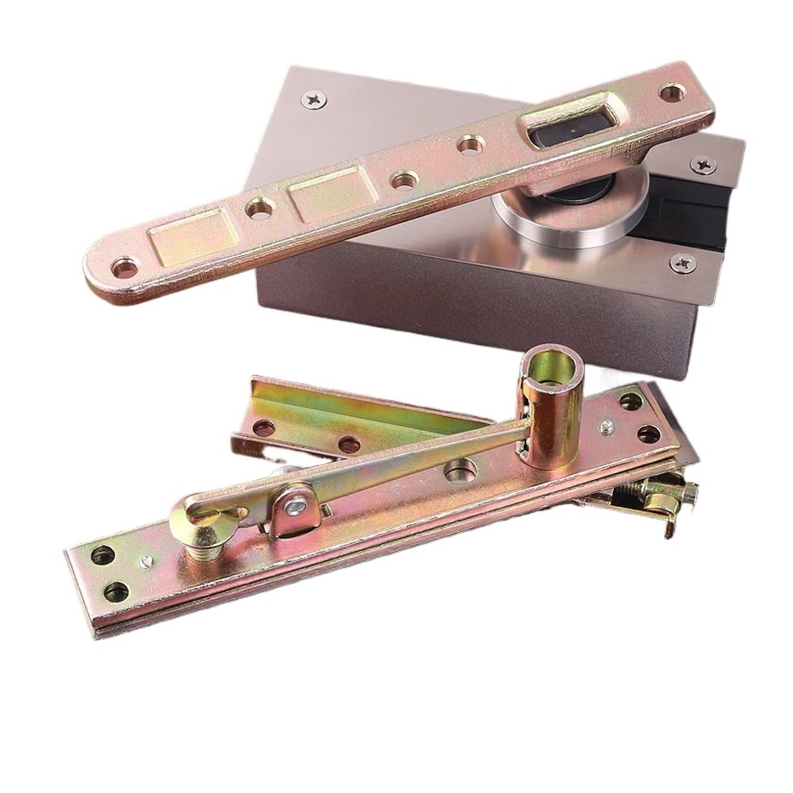 Chtkagv One Color 1Set Heavy Duty Door Pivot Hinges 360° Rotary+90°