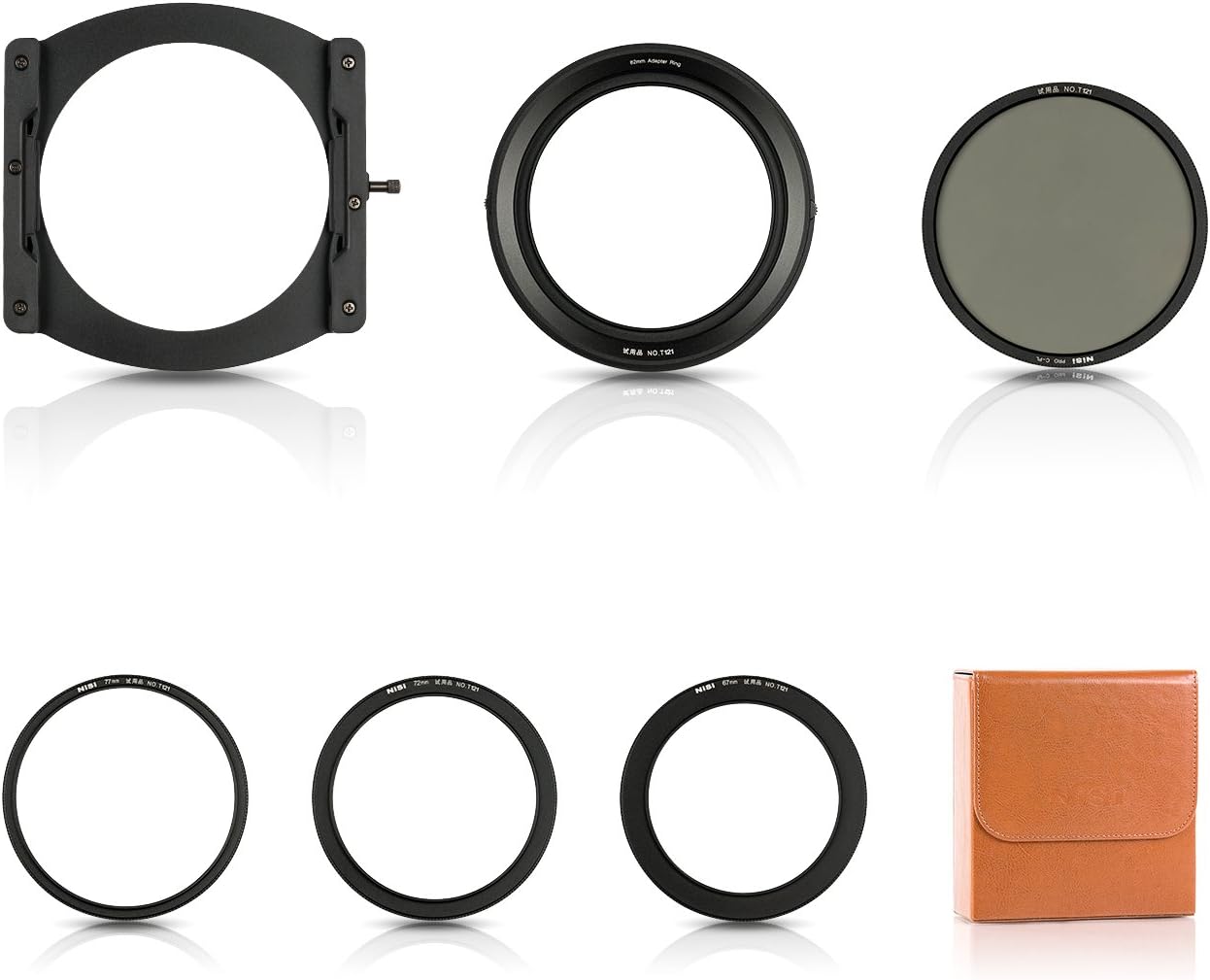 NiSi V5 Pro 100mm Filter Kit Holder with CPL & Adapter Rings Black (NIP-100-V5PRO)