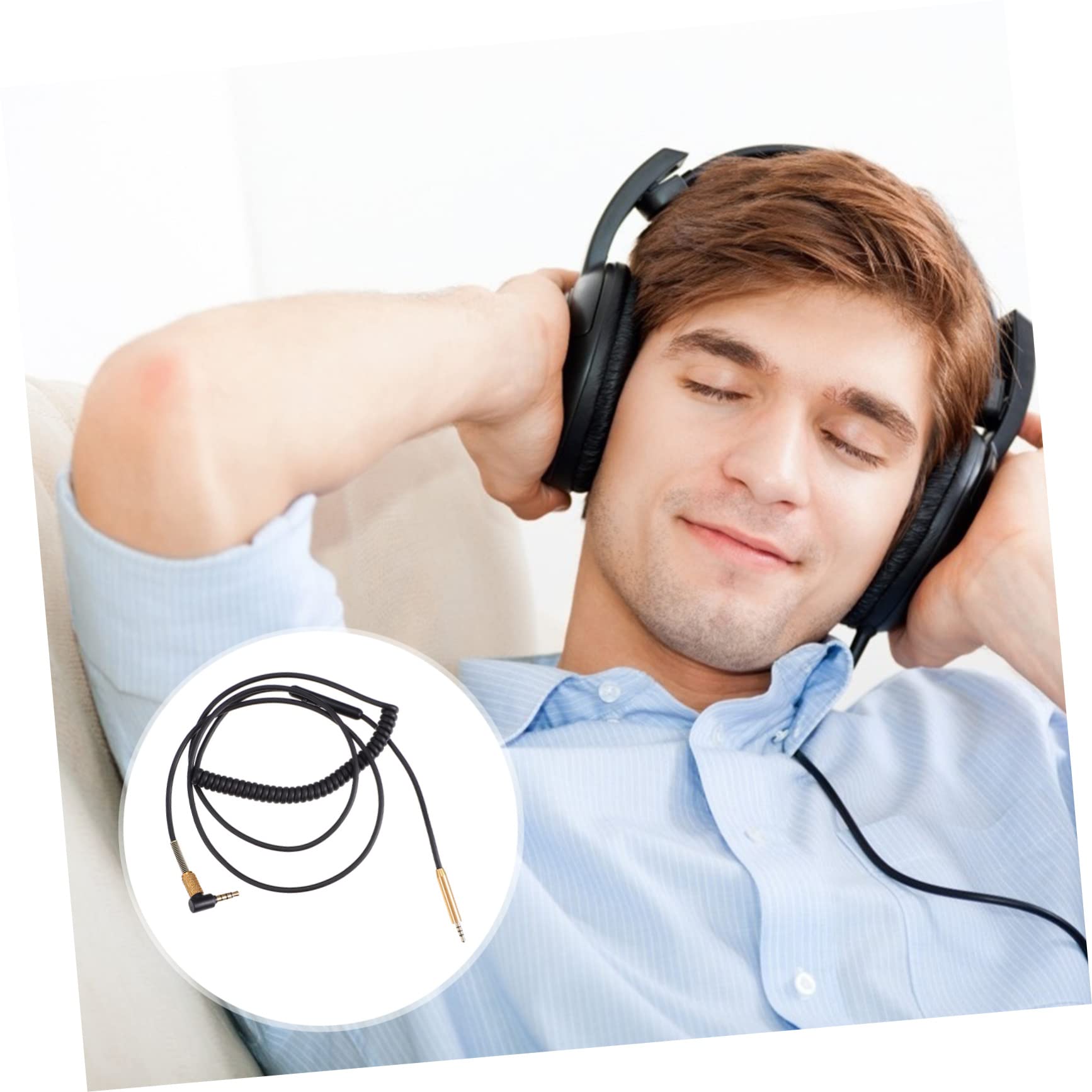 HOMSFOU 3stücke Headphone Audio Kabel Mit Steuerung Für Flexibles Und Strapazierfähiges Verlängerungskabel Für Kopfhörer Und Headsets Für Musik Und Anrufe