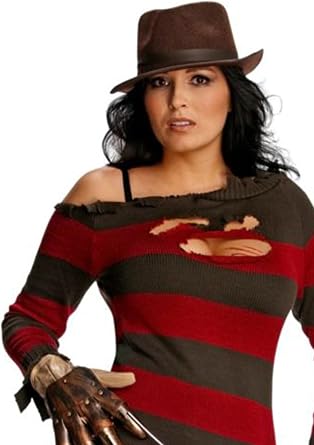 Rubies at Party City A Nightmare on Elm Street: Freddy Krueger Costume for Adults, Women's Plus