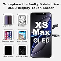 Vista 8 de [OLED] para iPhone Xs MAX Reemplazo de pantalla de 6.5 pulgadas [NO LCD] Pantalla 3D Touch Frame Asamblea Digitalizador para Modelo A1921, A2101