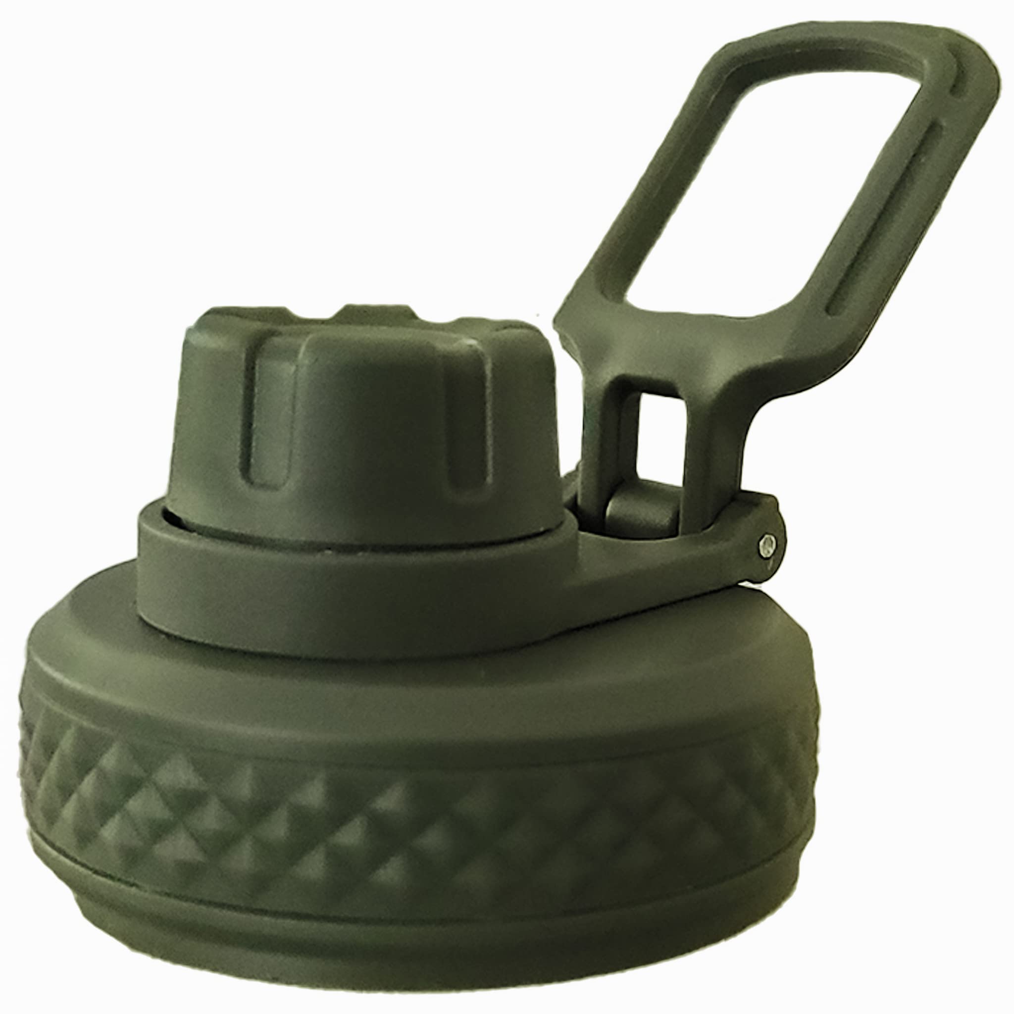 Water Bottle Lid Replacement for Battle Bottle - Straw Lid and Chug Cap Tops for 32 oz, 40 oz, and 64 oz Wide Mouth Vacuum Sealed Water Bottles by