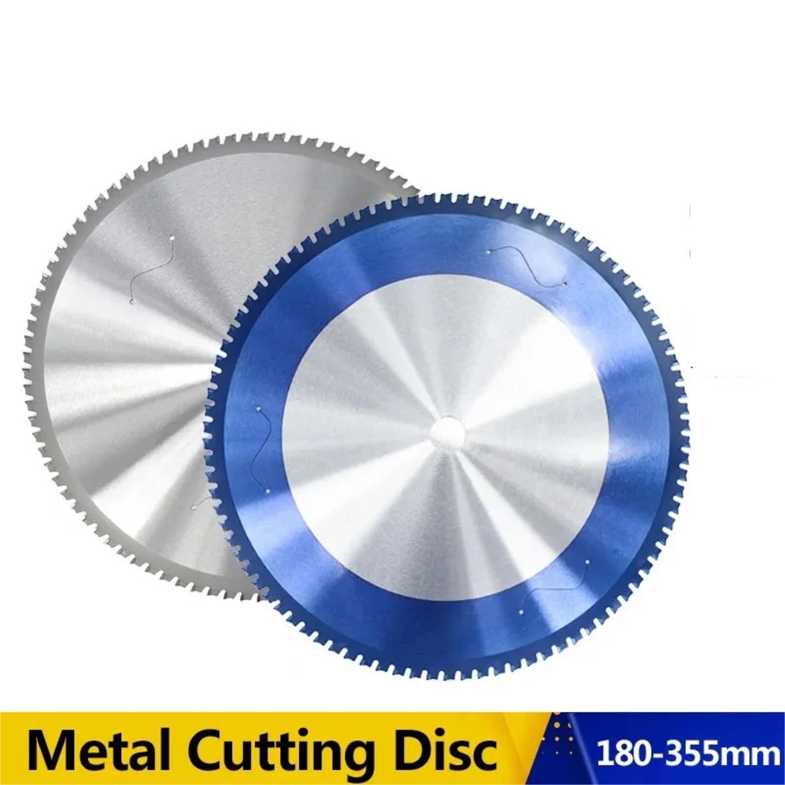 Brzeszczot do cięcia metalu 1PC 180/230/355mm ostrze do cięcia metalu brzeszczot z węglika spiekanego 36/48/60/66/80/90T tarcza tnąca powłoką Blue
