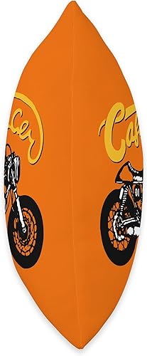 Miniatura 2 de American Cafe Racer Motorcycle Apparel and Merch Cafe Racer Biker Men Women Adult Teens Boys Girls Kids Youth Throw Pillow, 16x16, Multicolor
