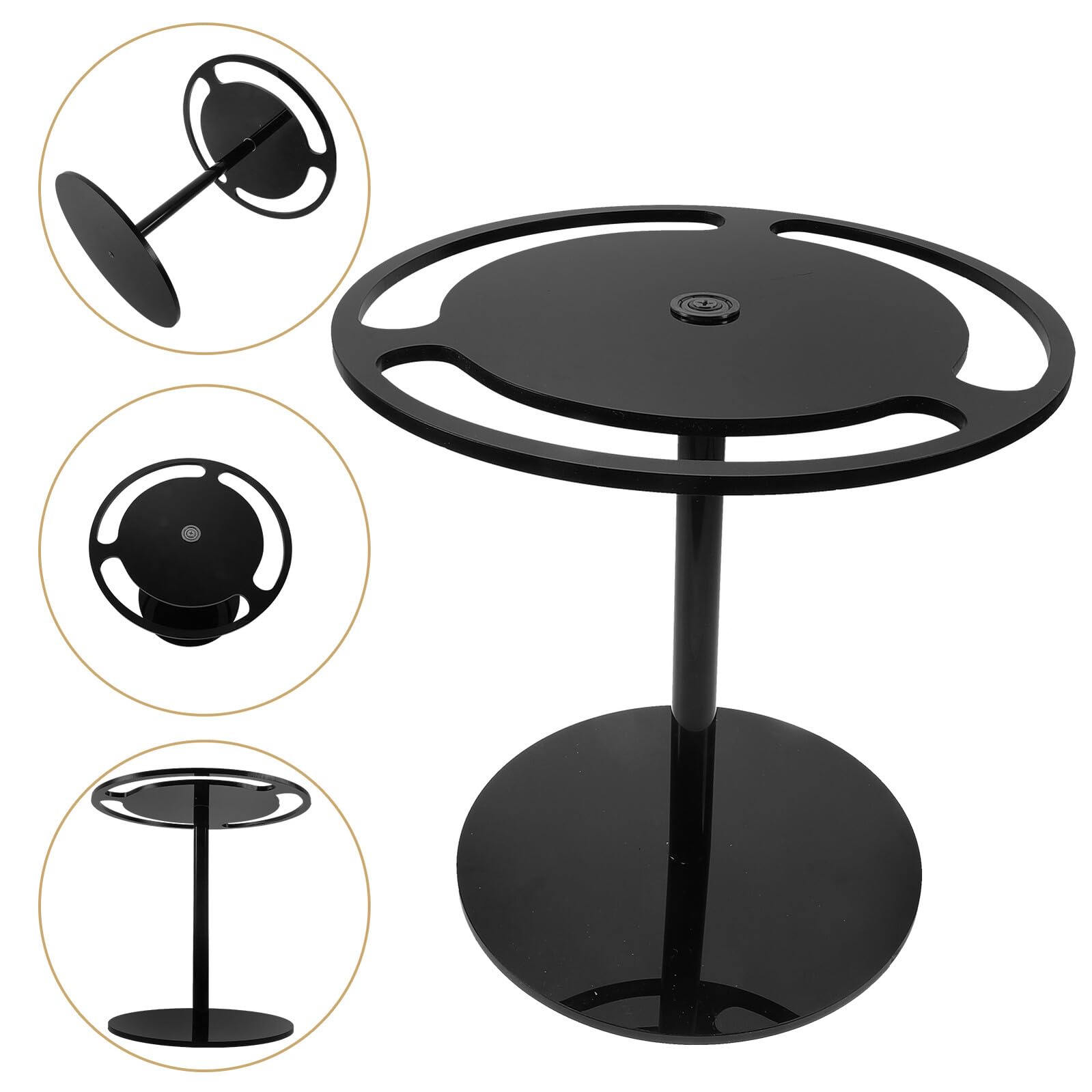 Mipcase Expositor De Gafas para Almacenamiento Soporte Giratorio para Gafas De Sol Organizador De Escritorio