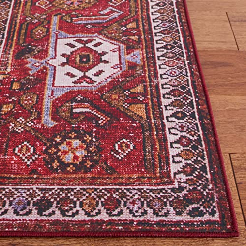 Tapete SAFAVIEH Tucson 2'6" x 8' Runner Azul y Óxido miniatura 4