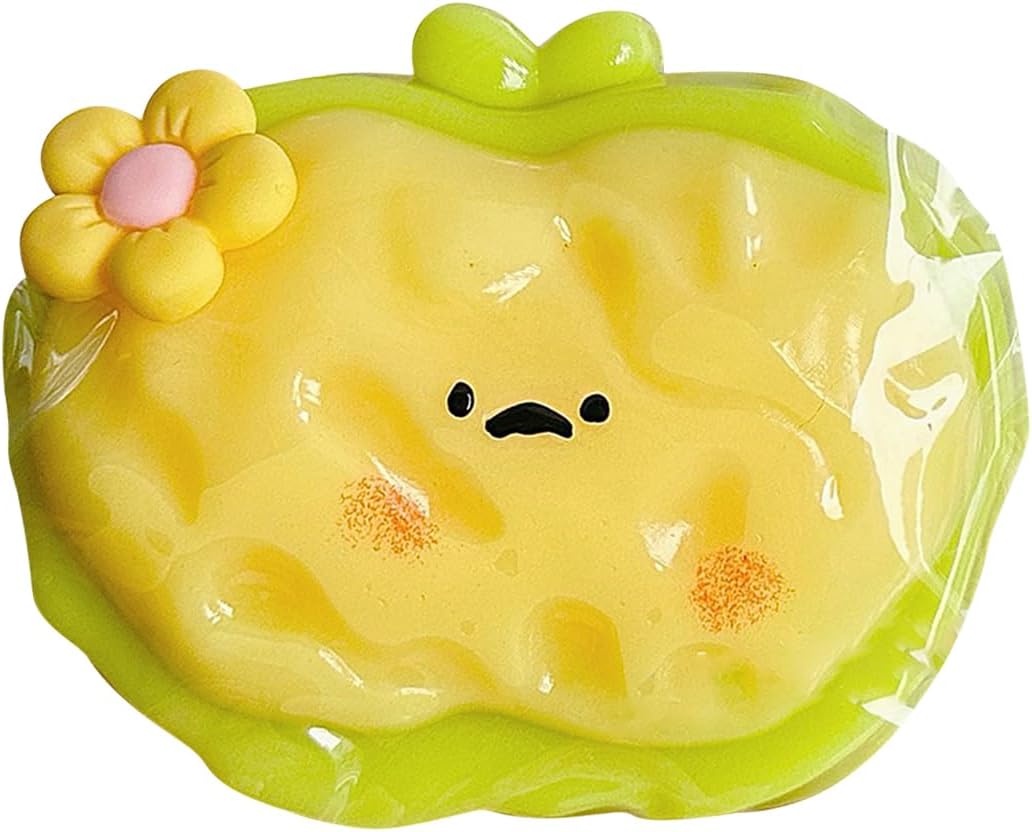 Creamy Red & Green Apple Squeeze Toy, Super Soft Fruit Stress Reliever, Cute Glossy Finish Sensory Fidget Ball, Slow Rising Decompression Gift, Satisfying Squeeze Pal