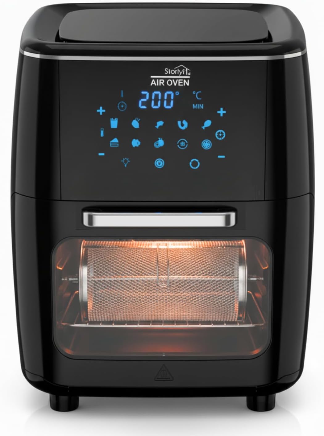 STARLYF Air Oven Freidora de Aire, Horno de Aire eléctrico, 1700W – 12L, Tecnología Air Cycling, 10 Programas, Freidora de Aire 65-200℃, Panel LED táctil, Fácil de Limpiar